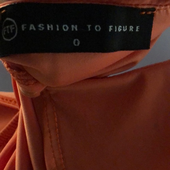 Fashion to Figure Orange Tiered Midi Sundress with Spaghetti Straps - Picture 9 of 9